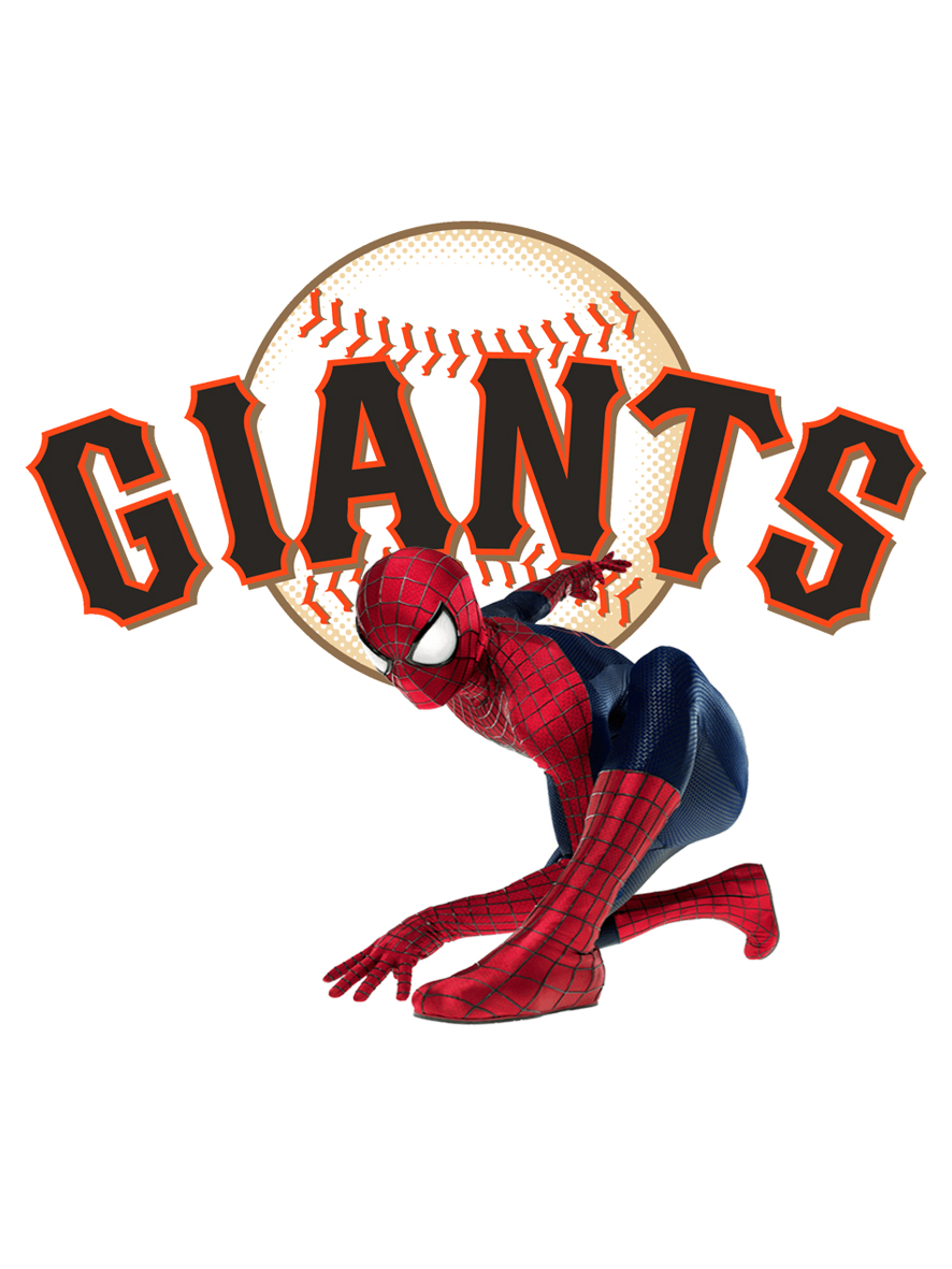 San Francisco Giants Spider Man Logo vinyl decal